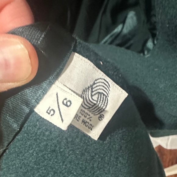 Vintage 100% wool Elegant Dark Green Women's Coat - Picture 6 of 6